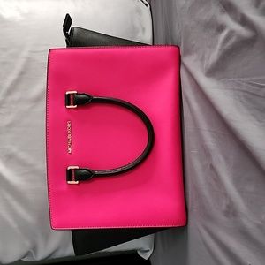 Selma Saffiano Leather Satchel